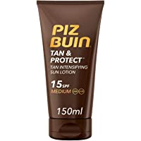 Los mejores  - Piz Buin- Protección Solar- Loción Solar Tan &amp- Protect Intensificadora del Bronceado SPF 15 Protección media- Bote 150…